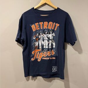 KISS x Detroit Tigers "Dressed to Kill" MLB T-Shirt